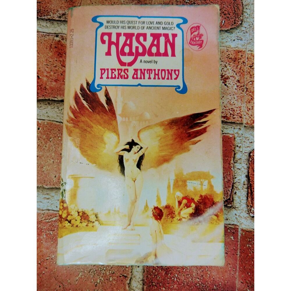 Hasan by Piers‎ Anthony 1979 Dell Epic Fantasy Days of Sinbad Vintage Paperback